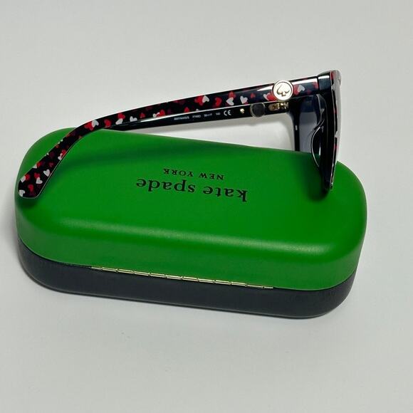 Kate Spade Heart Amiyah/G/S Heart 56 MM Width / 17 Bridge  Butterfly Sunglasses